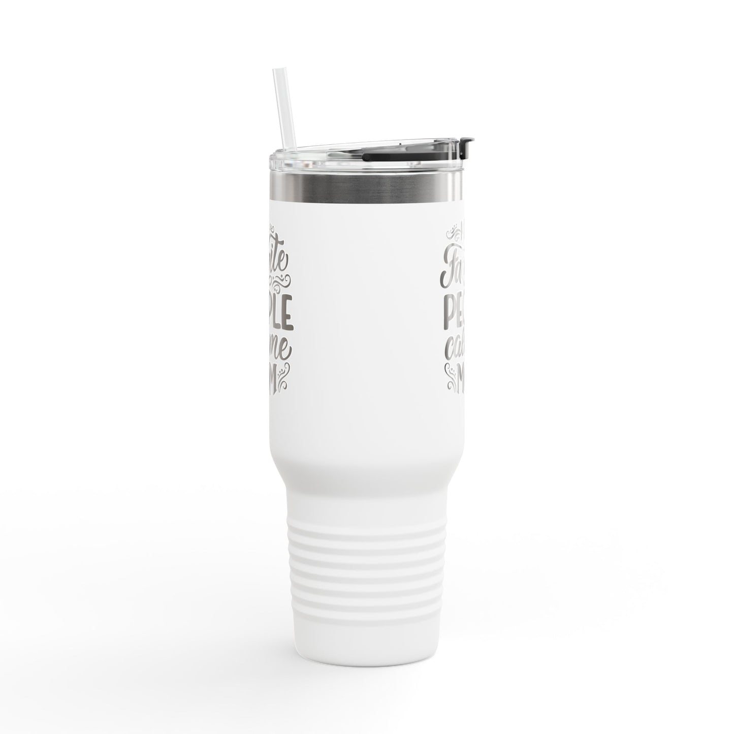 My Favorite People - 40oz Insulated Travel Mug — Large Stainless Steel Tumbler with Lid & Straw