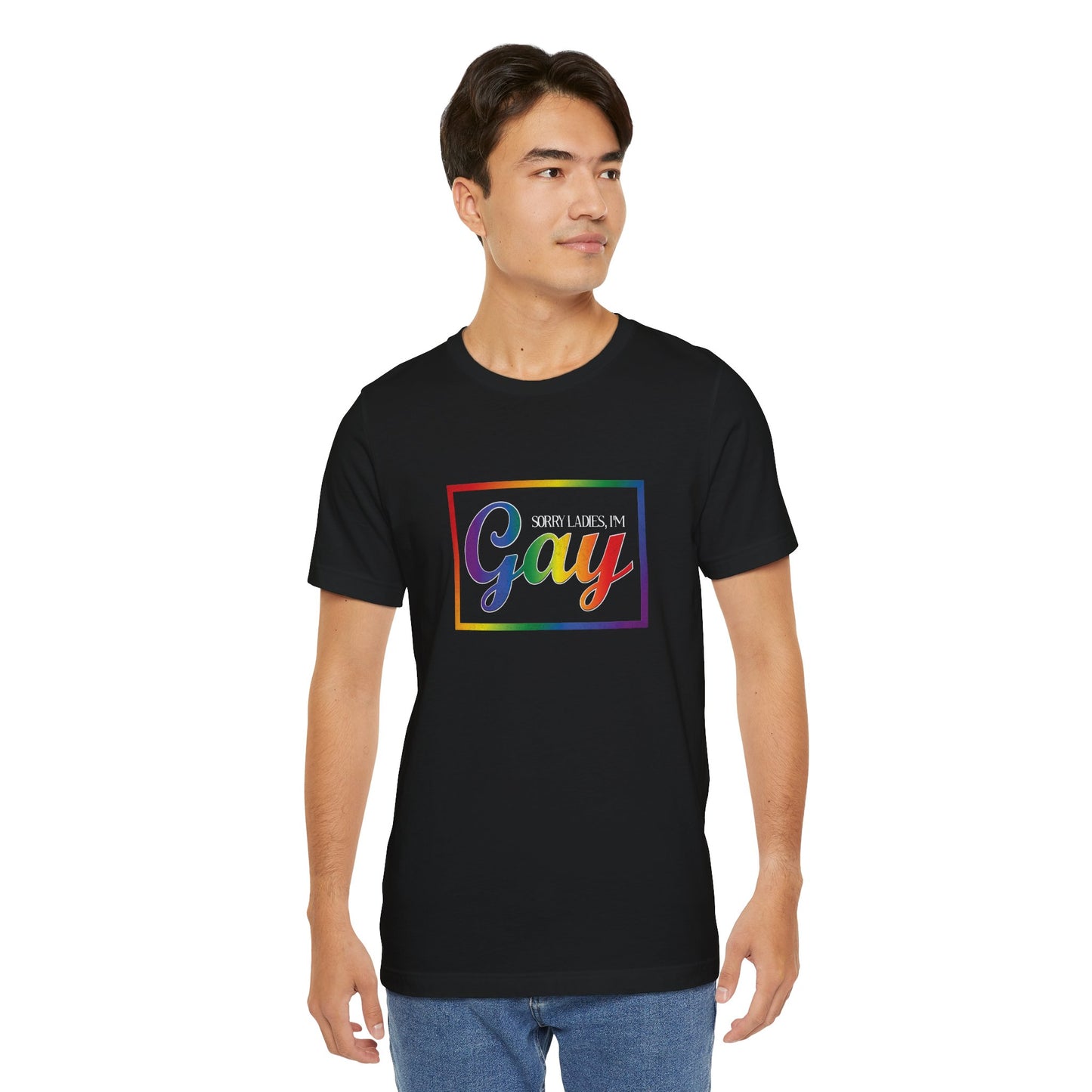 Gay Rainbow Pride Tee — Retro 'Proud to Be Gay' Graphic T-Shirt