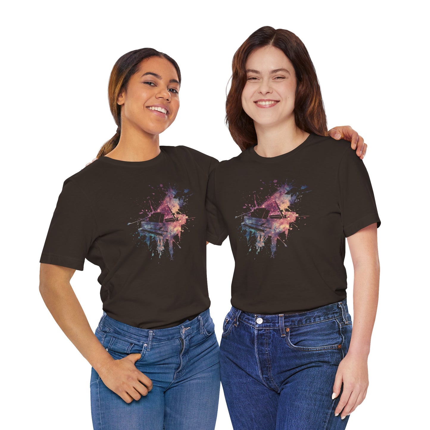 Play me to the Moon T‑Shirt — Colorful Music Lover Tee