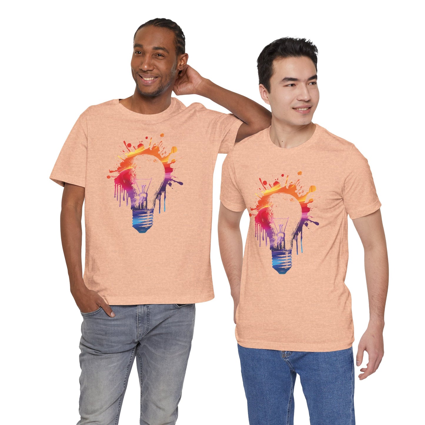 Creative Idea T-Shirt — Colorful Paint Splash Idea Tee