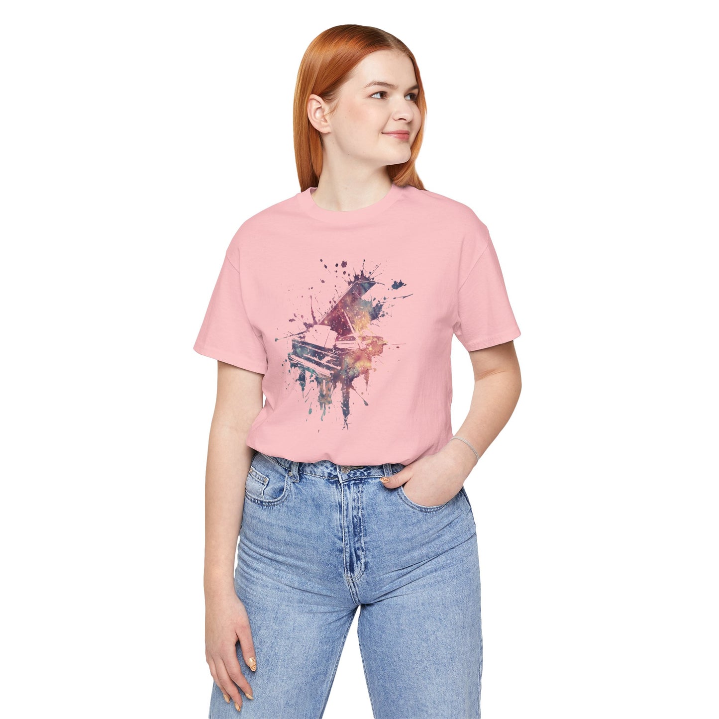 Play me to the Moon T‑Shirt — Colorful Music Lover Tee