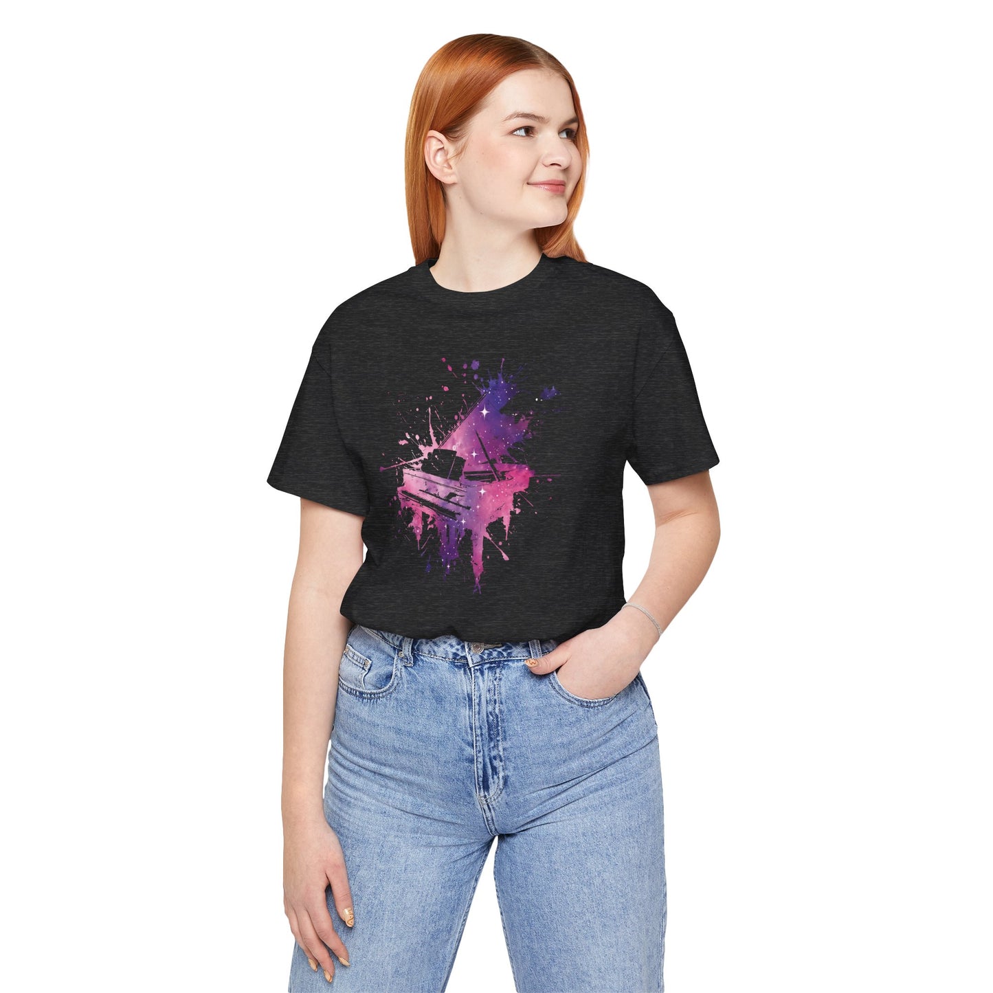 Play me to the Moon T‑Shirt — Colorful Music Lover Tee