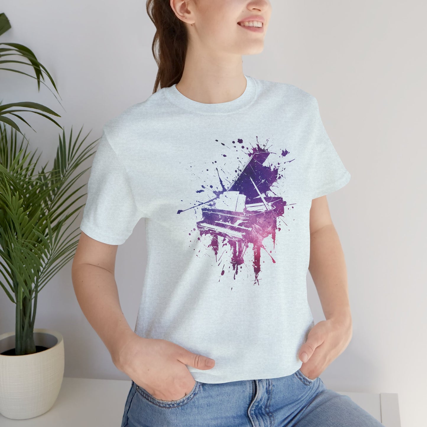Play me to the Moon T‑Shirt — Colorful Music Lover Tee