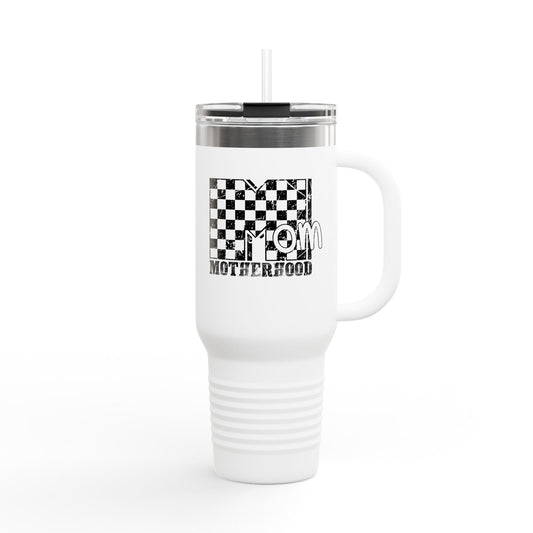 MTV - 40oz Insulated Travel Mug — Large Stainless Steel Tumbler with Lid & Straw