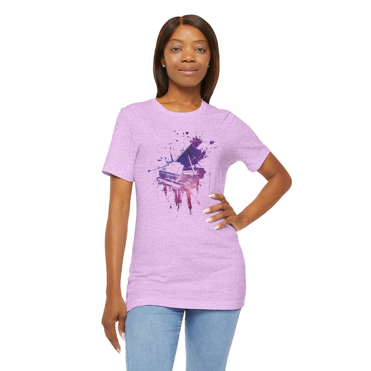 Play me to the Moon T‑Shirt — Colorful Music Lover Tee