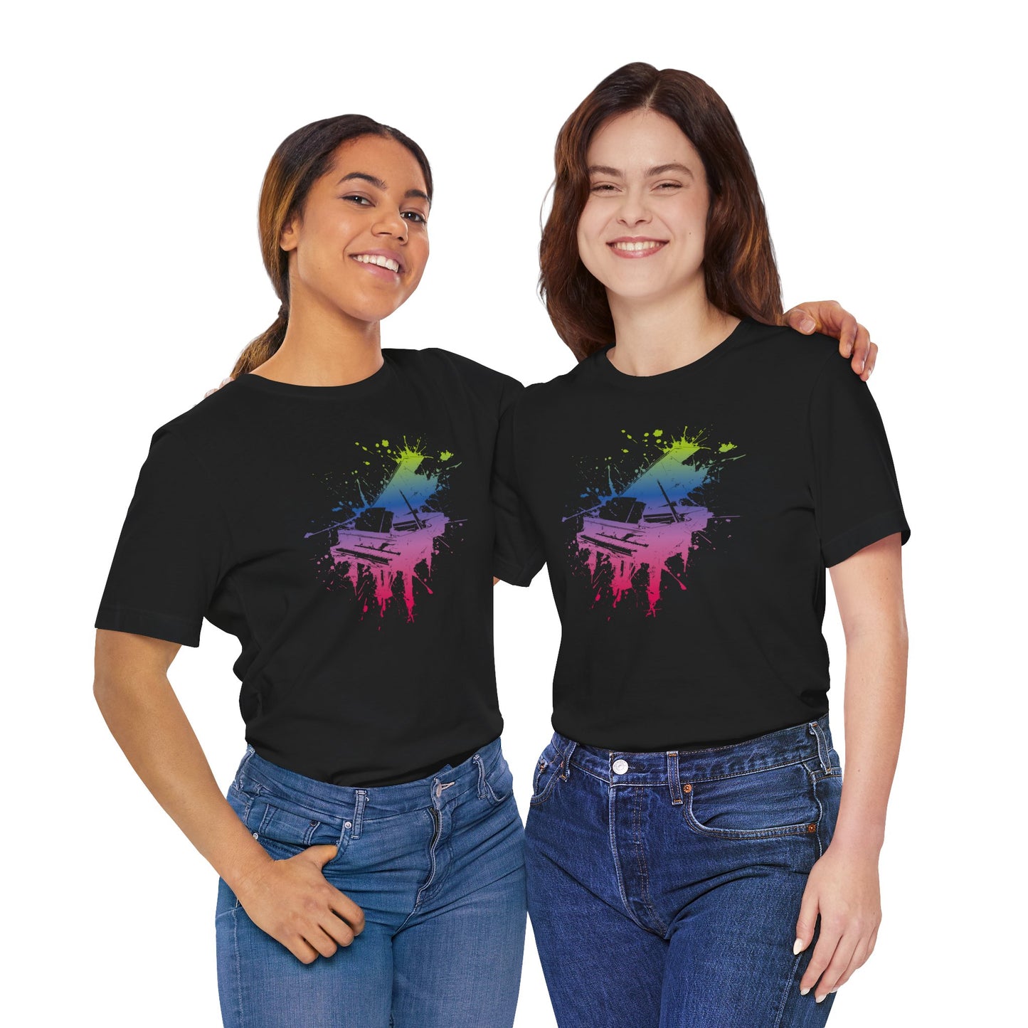Play me to the Moon T‑Shirt — Colorful Music Lover Tee