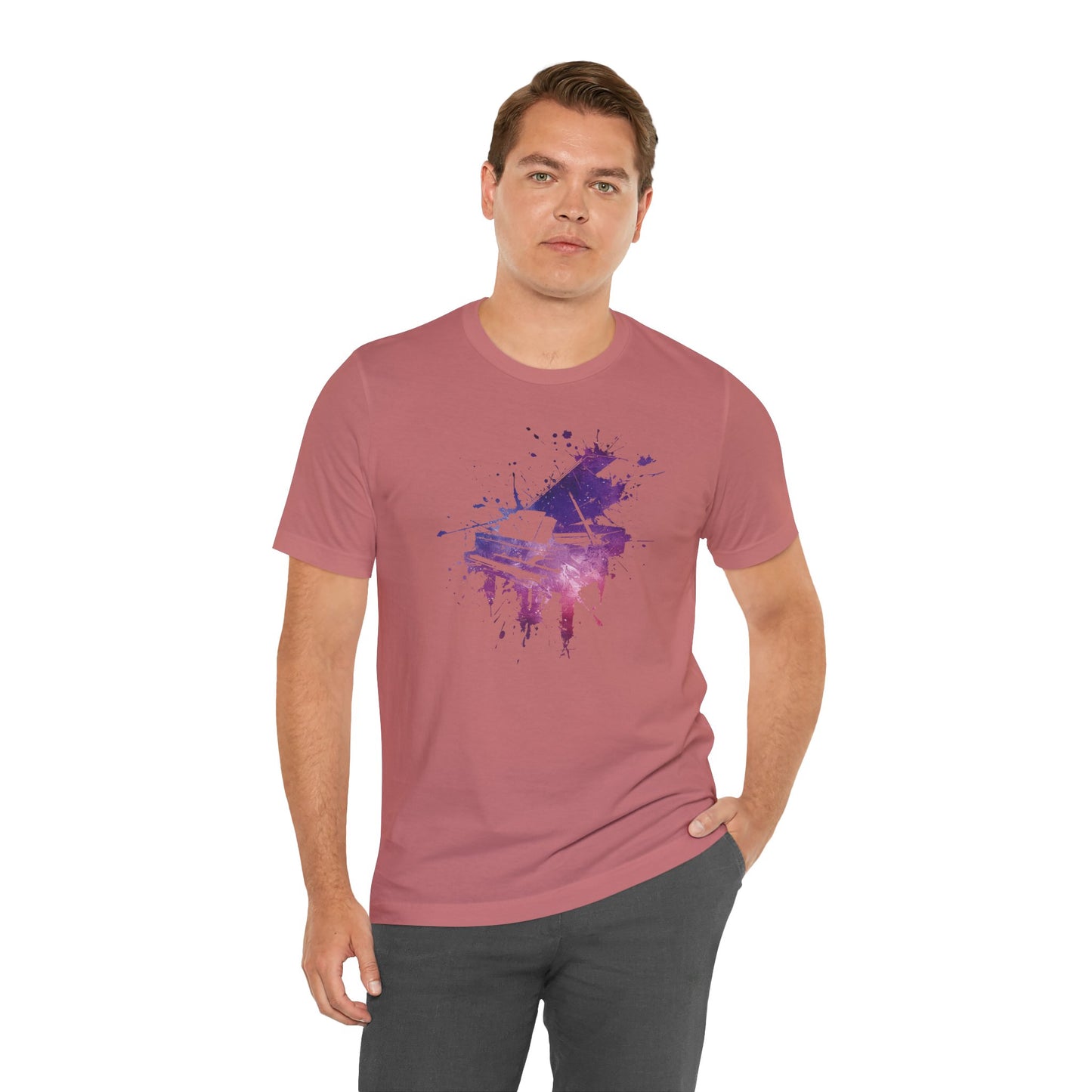 Play me to the Moon T‑Shirt — Colorful Music Lover Tee