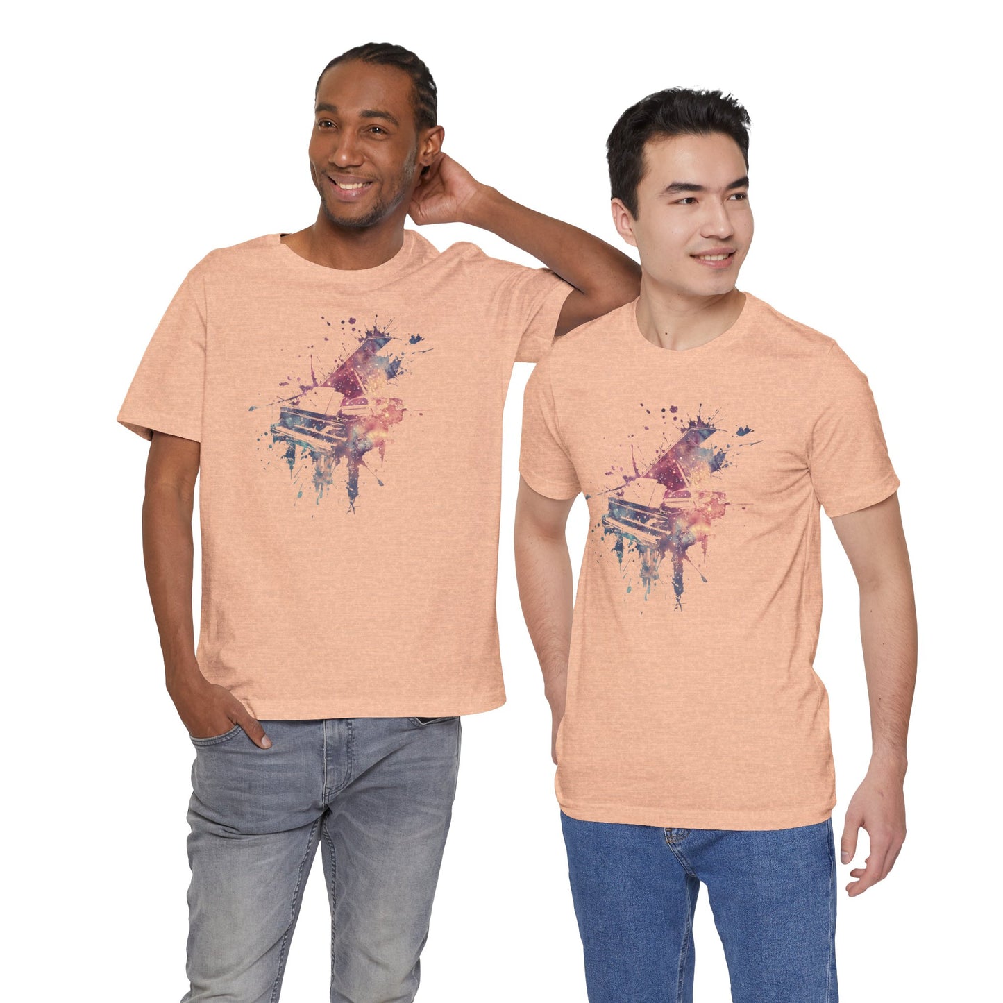 Play me to the Moon T‑Shirt — Colorful Music Lover Tee