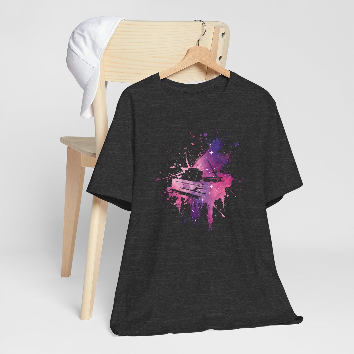 Play me to the Moon T‑Shirt — Colorful Music Lover Tee