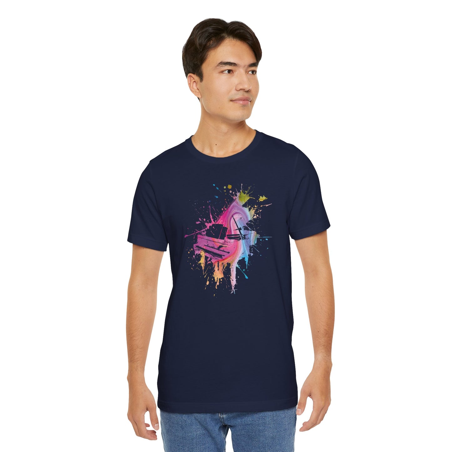 Play me to the Moon T‑Shirt — Colorful Music Lover Tee