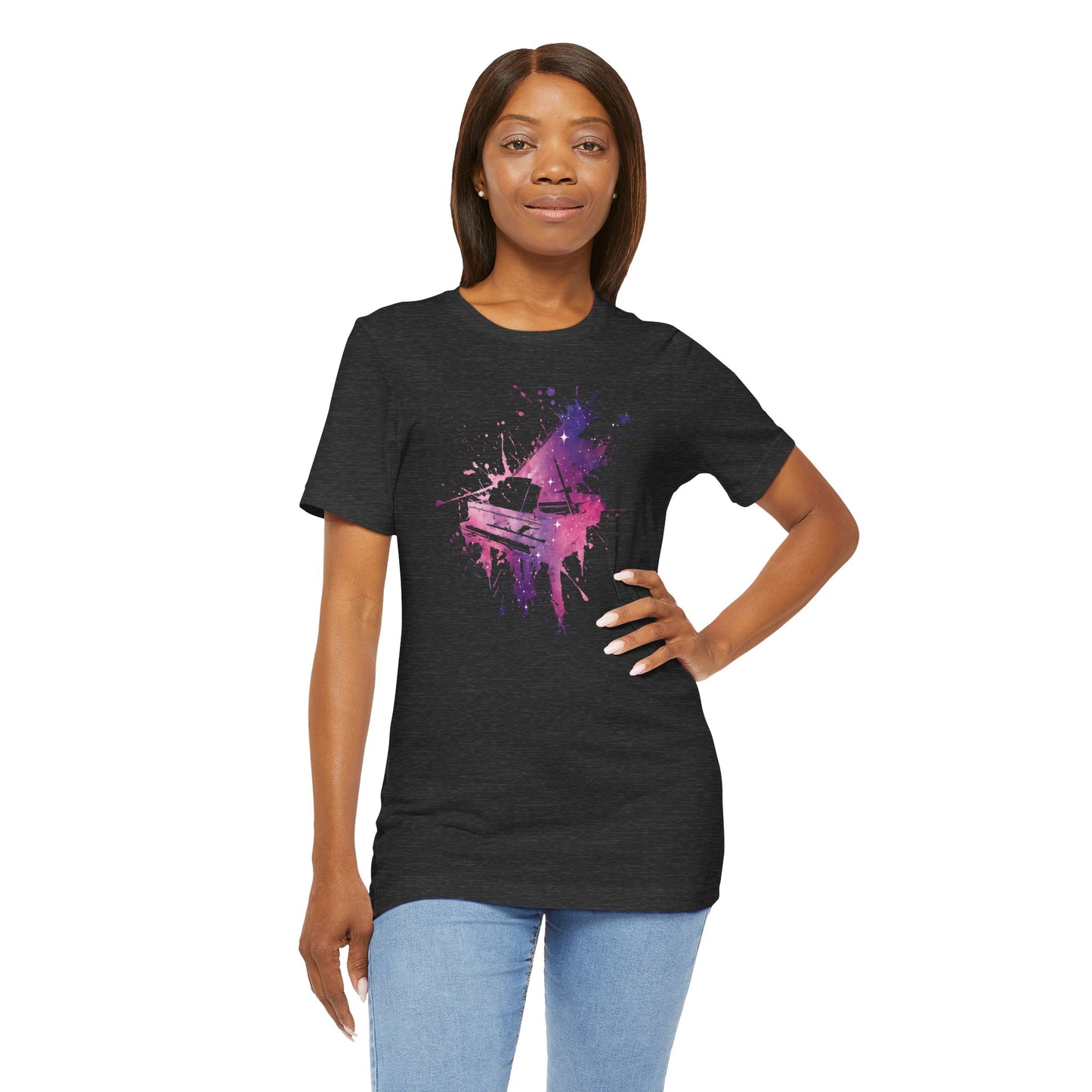 Play me to the Moon T‑Shirt — Colorful Music Lover Tee