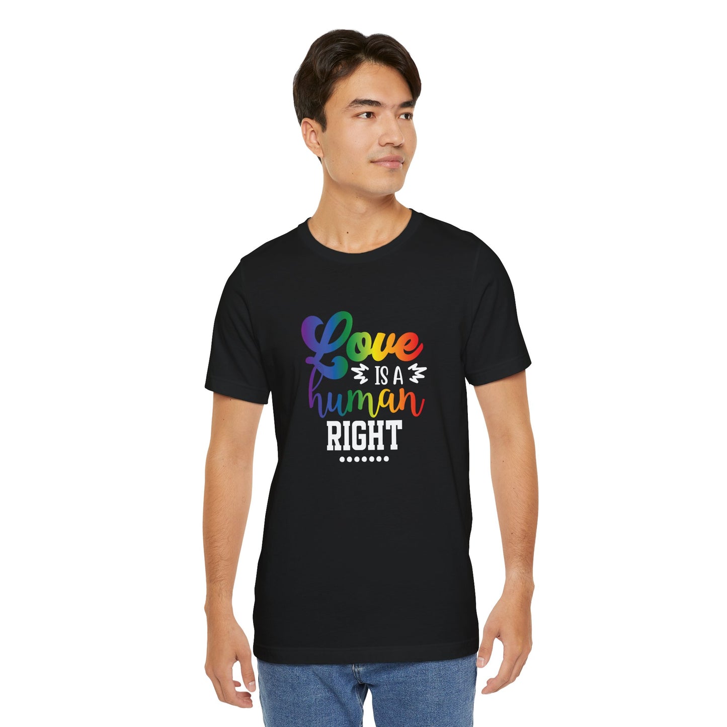 Love Is a Human Right T-Shirt – Rainbow Pride Tee