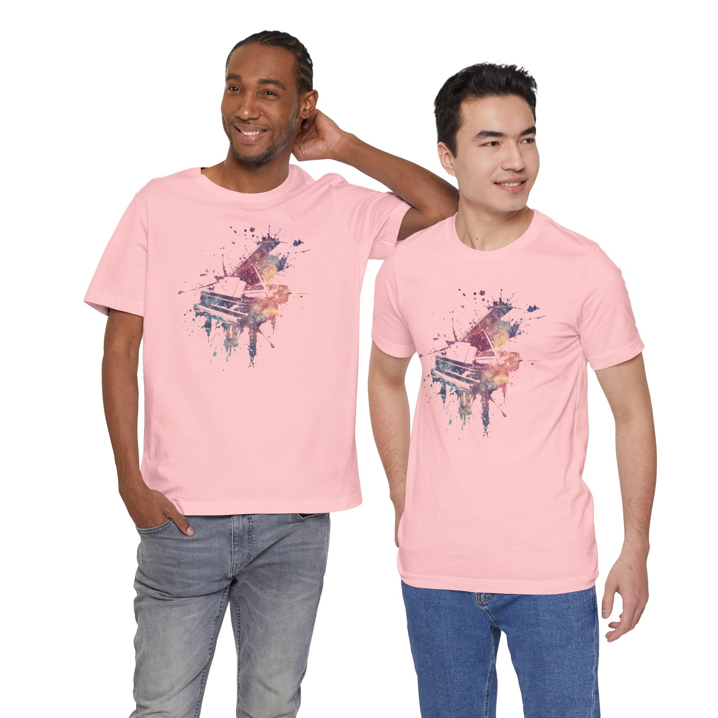Play me to the Moon T‑Shirt — Colorful Music Lover Tee