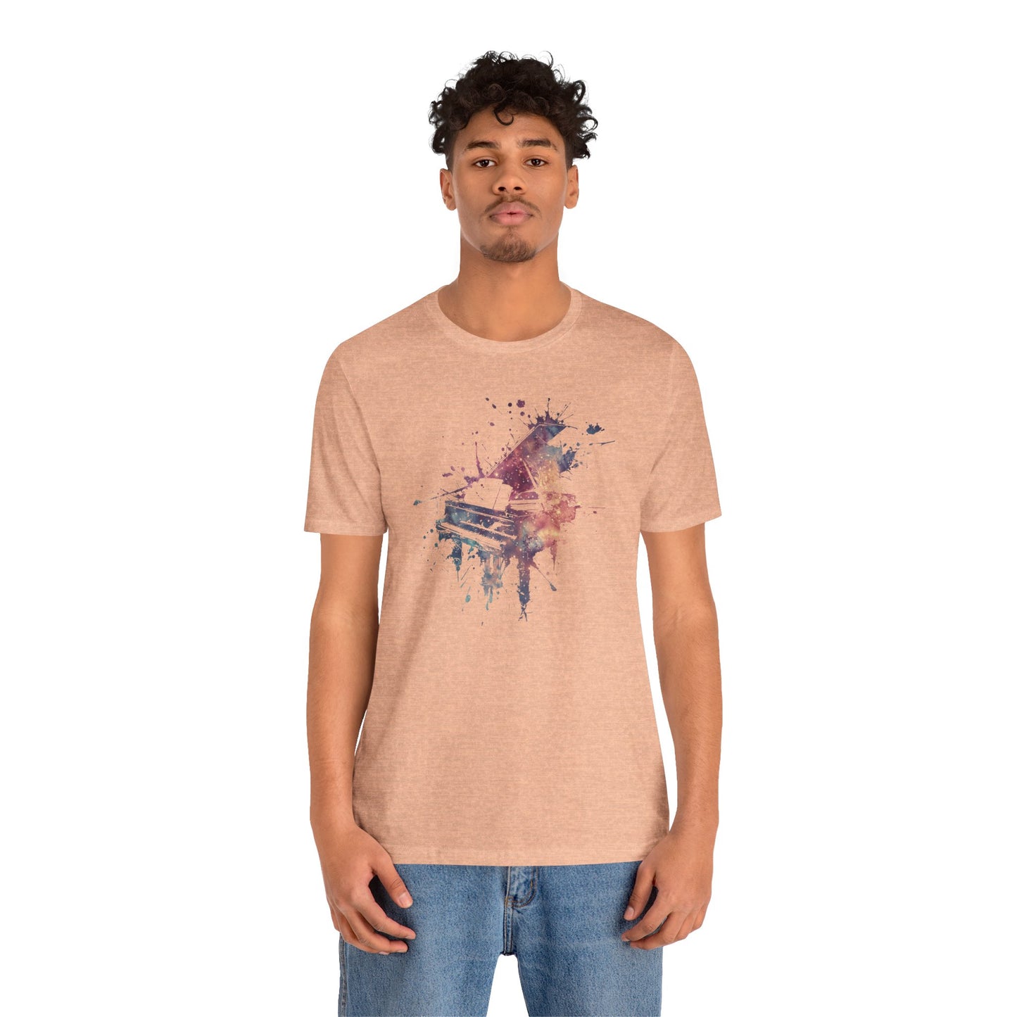 Play me to the Moon T‑Shirt — Colorful Music Lover Tee