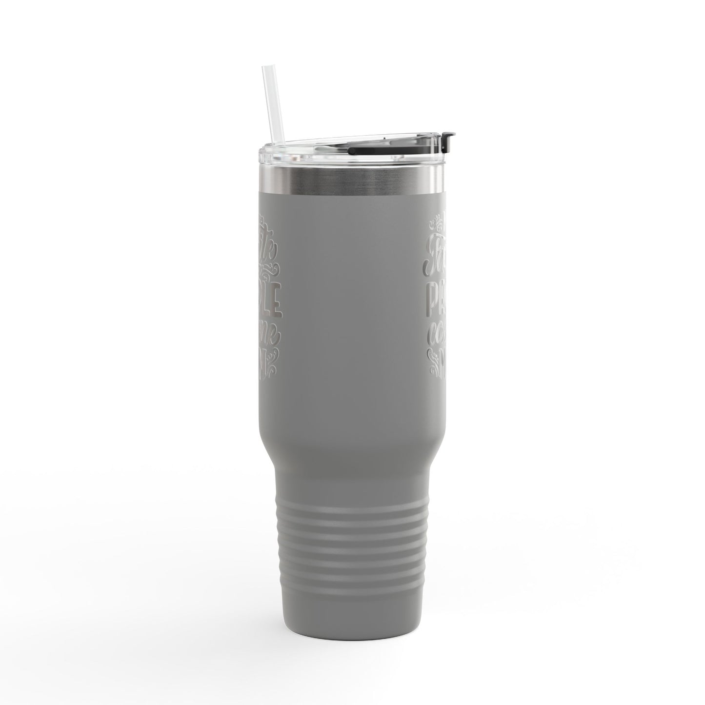 My Favorite People - 40oz Insulated Travel Mug — Large Stainless Steel Tumbler with Lid & Straw