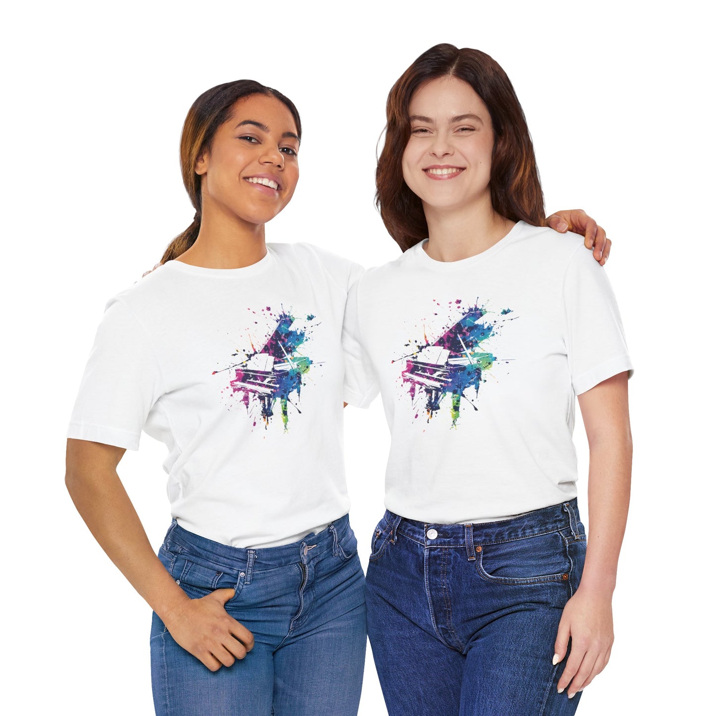 Play me to the Moon T‑Shirt — Colorful Music Lover Tee